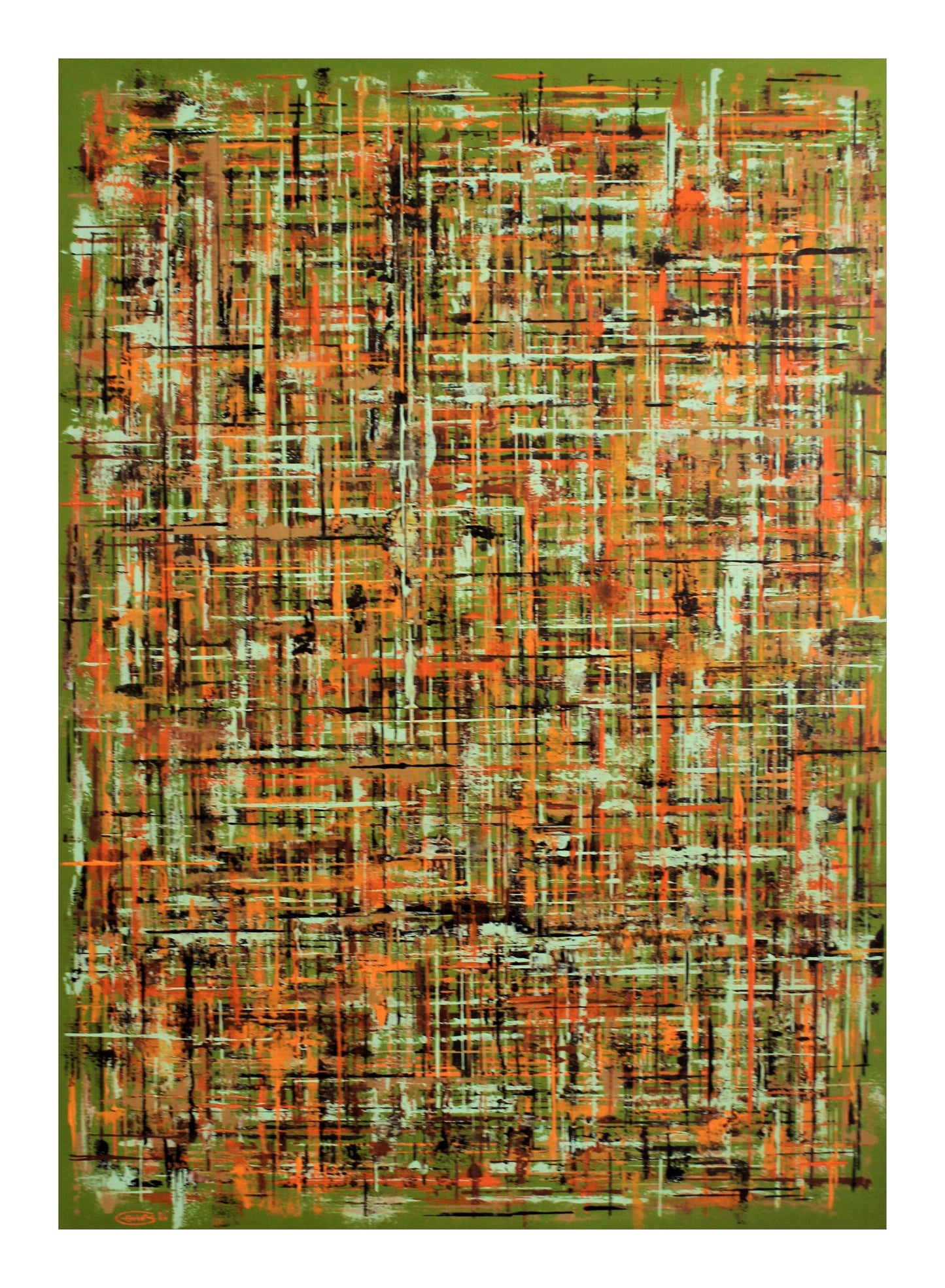 Going The Distance - Abstract Art Print